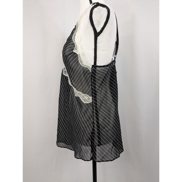 Y2K Cami Top Sheer Lace Babydoll Fairy Romantic Feminine Whimsigoth Womens A076 - Picture 3 of 9